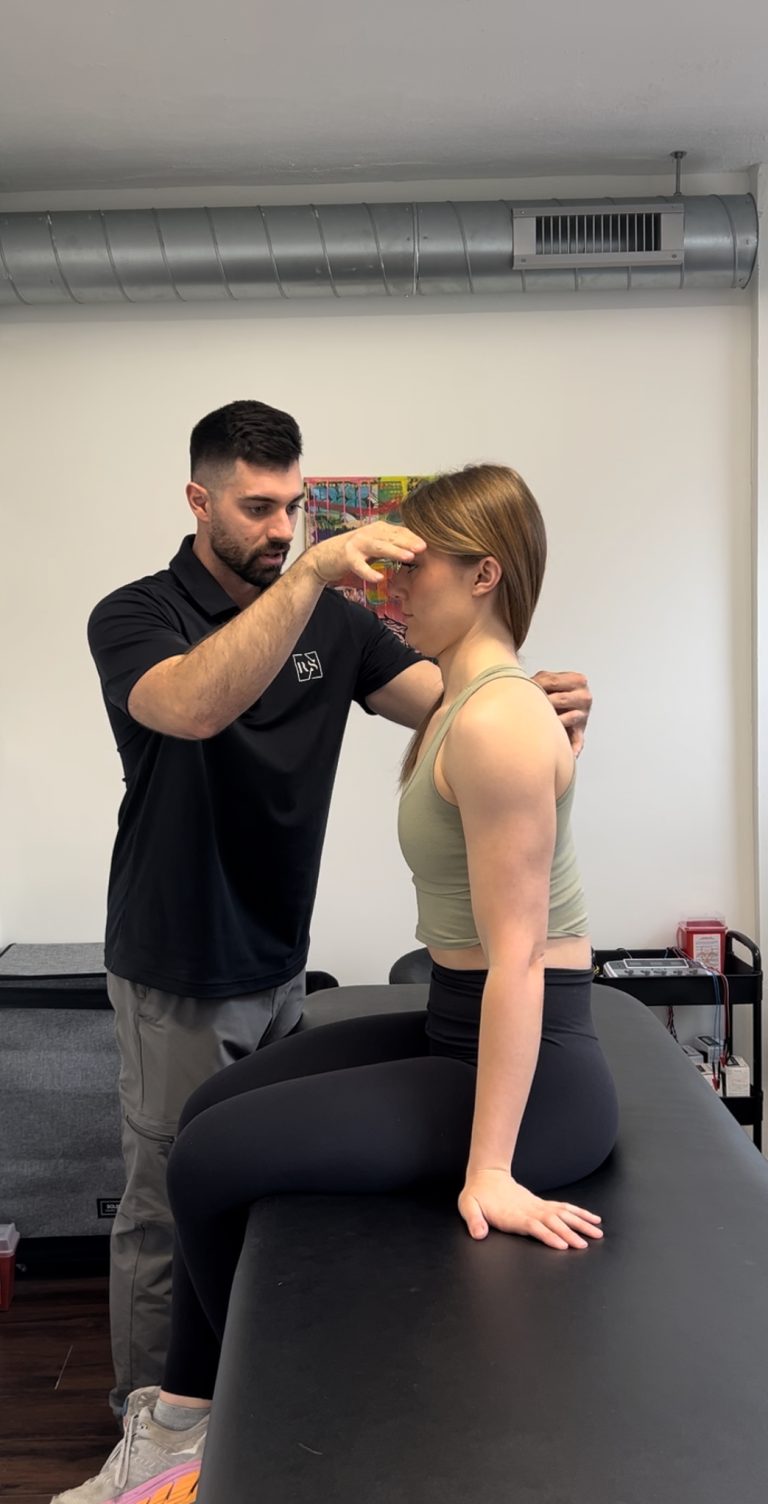 Anthony Ruscello Working With Patient