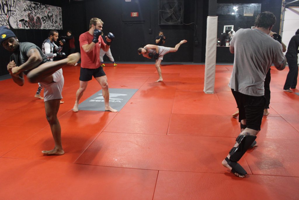 MMA 101 Kick Practice