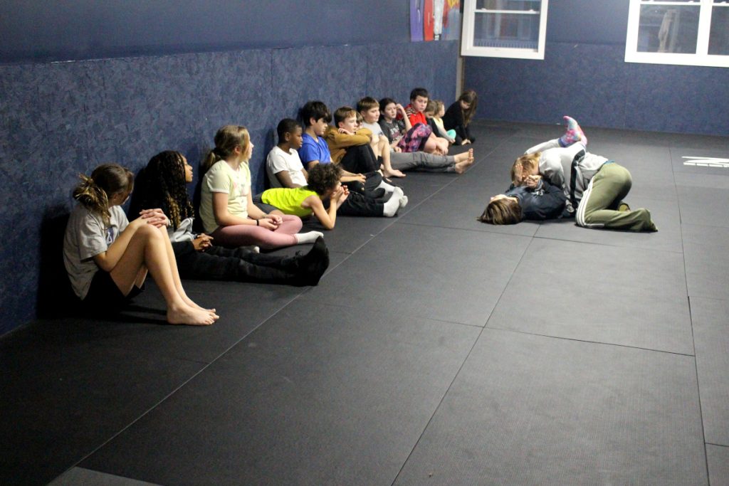 Youth Jiu Jitsu Kids Watching Instruction